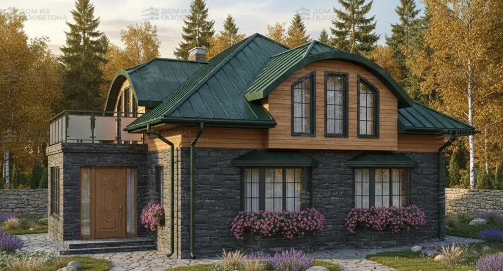 Проект Двухэтажный дом 13 на 17, 176 м2