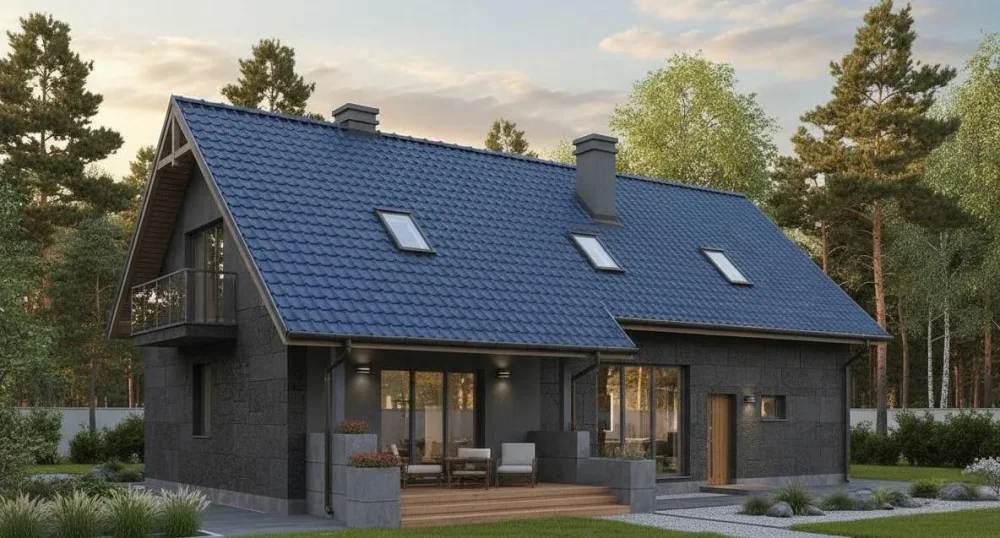 Проект Двухэтажный дом 9 на 16, 175 м2