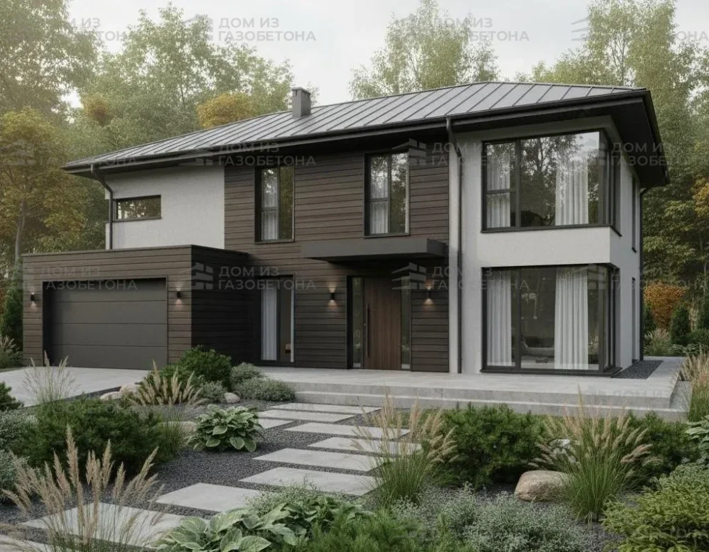 Проект Одноэтажный дом 22 на 11, 140 м2