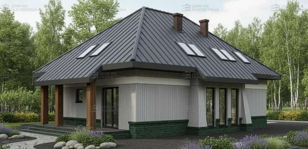 Проект Двухэтажный дом 11 на 17, 196 м2